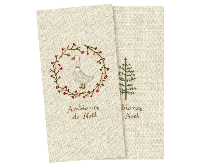 Maileg - Servietter m. Gås - Små