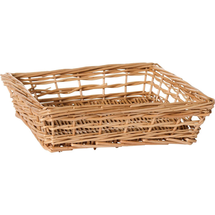 Kurv i flet - 26 x 26 cm