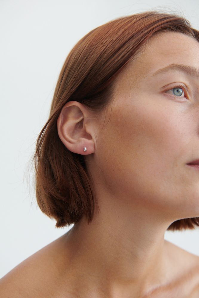 Pernille Corydon - Driplet earrings - Sølv
