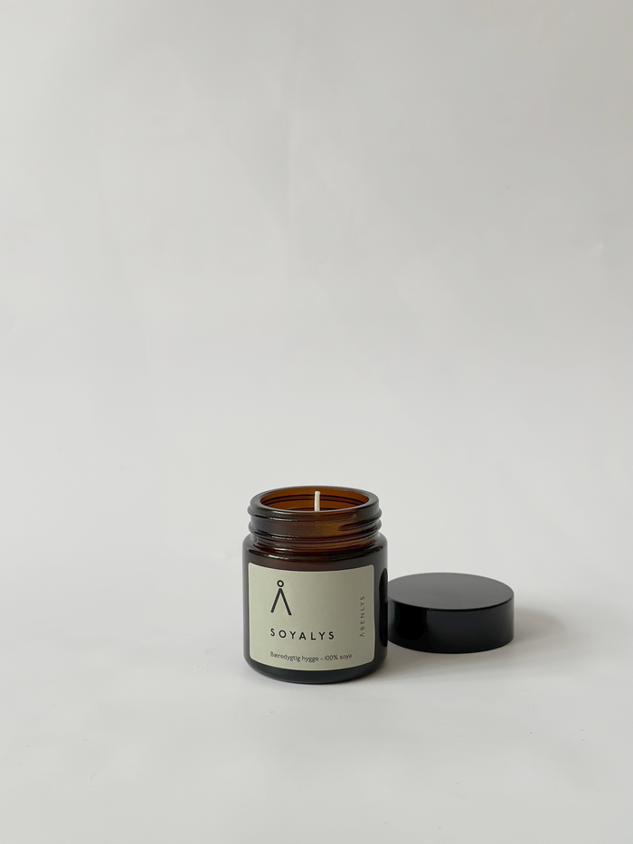 Åbenlys - Sojavokslys i Salveglas m. Låg