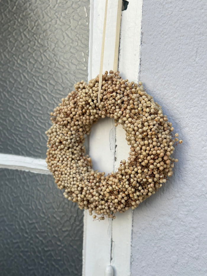 Hvid Peberkrans - 22 cm