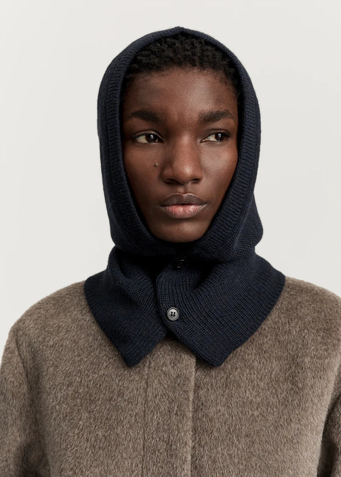 Aiayu - Cindy Balaclava - Black Navy