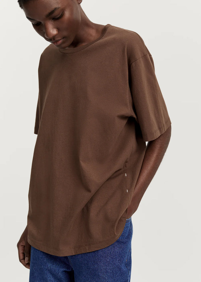 Aiayu - Classic Circular Tee - Coffee