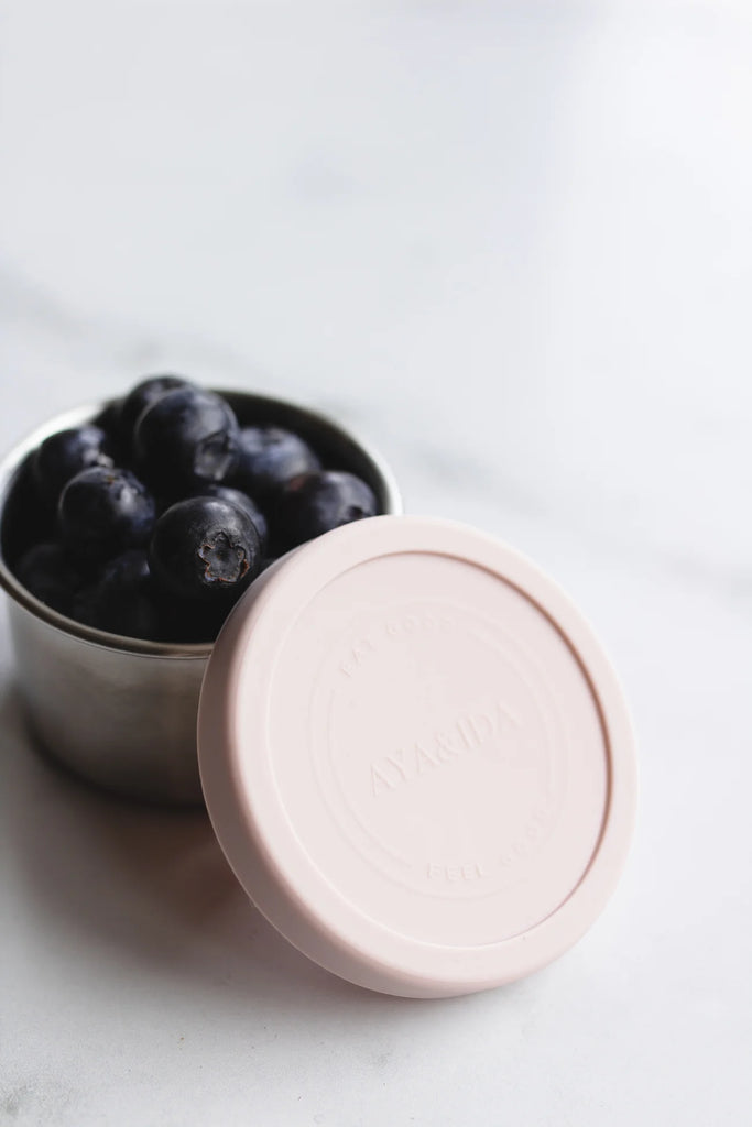 AYA&IDA - Snack Container - Dark Grey/Soft Rose