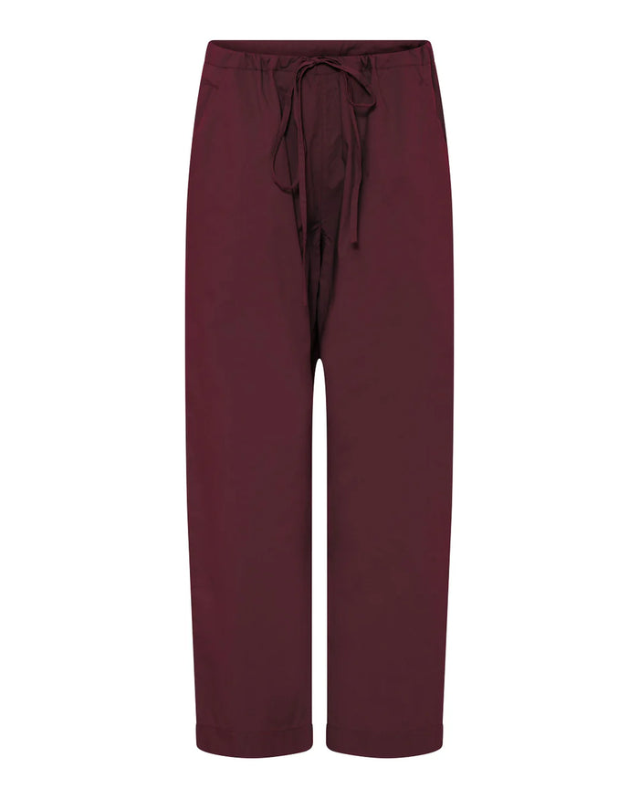 Frau - Milano String Pants - Red Mahogny