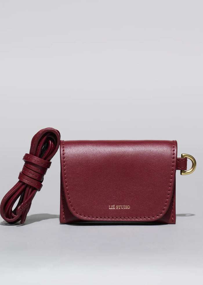 Lié Studio - The Stella Wallet - Burgundy Red