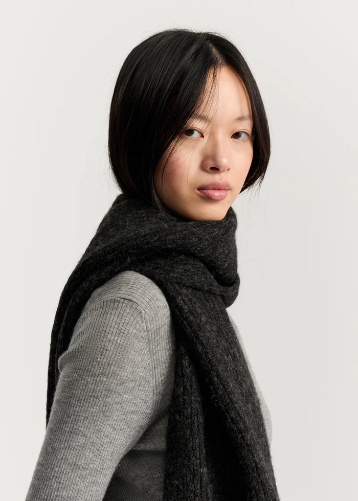 Aiayu - William Scarf - Pure Dark Grey