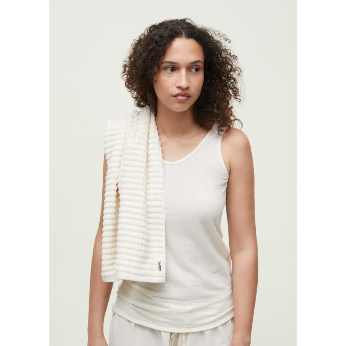 Aiayu - Cotton Senshu Towel 70x140 - Pure Ecru