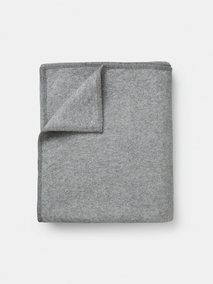 Aiayu - Edvin Wool Throw - Pure Grey