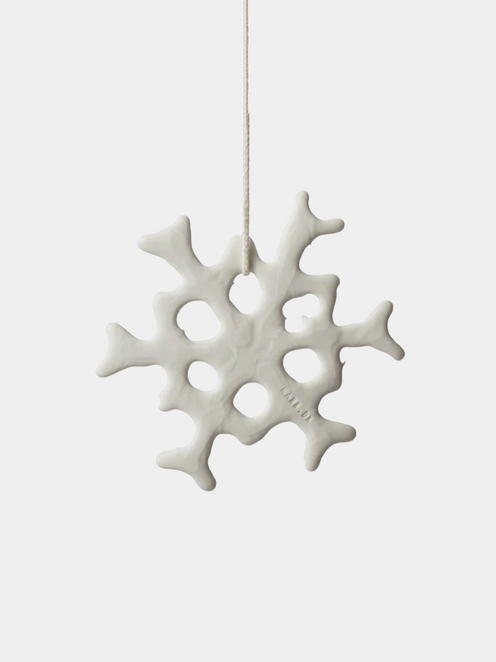 Lars Rank Keramik - Iskrystaller 5 stk - Hvid