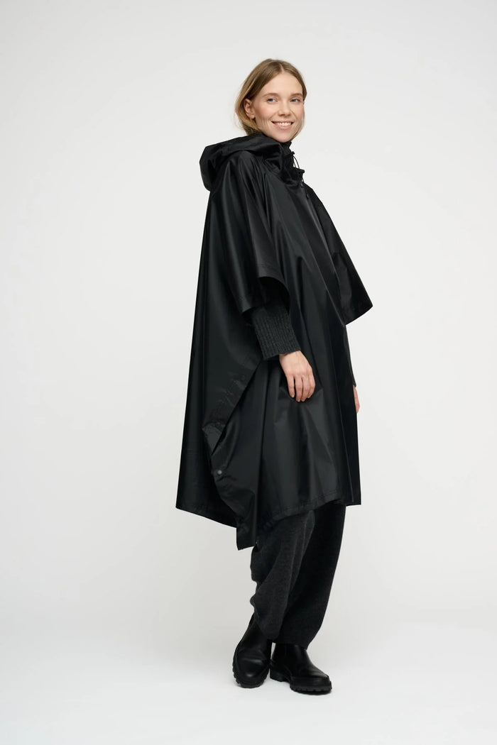 Moshi Moshi Mind - Regnponcho - Sort