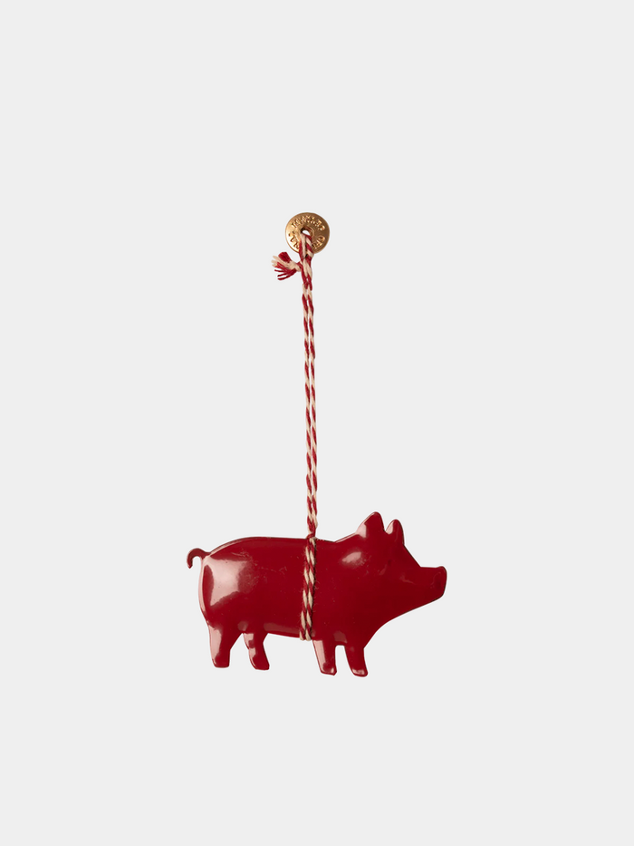 Maileg - Metalophæng Gris - Rød