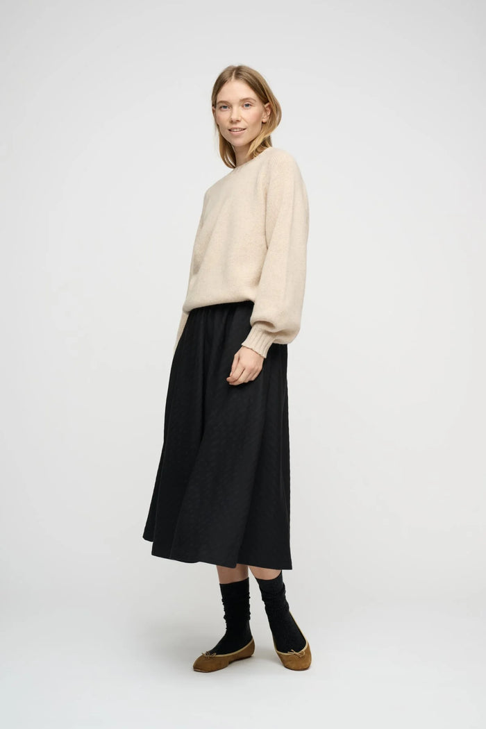 Moshi Moshi Mind - Pin Skirt Twill - Moonless Night