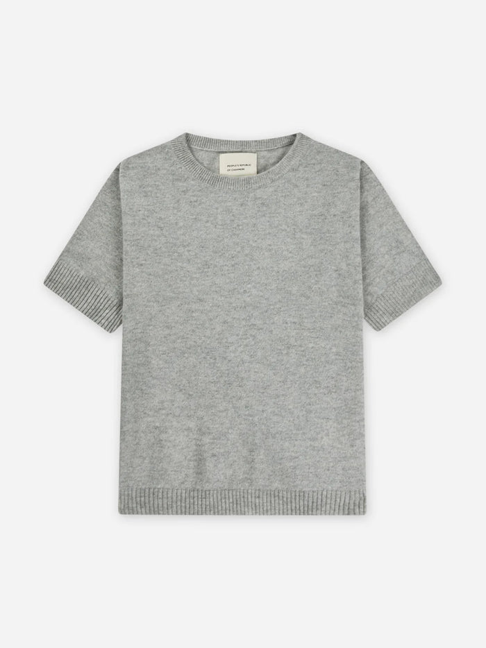 Peoples Republic Of Cashmere - Kortærmet Bluse - Ash Grey