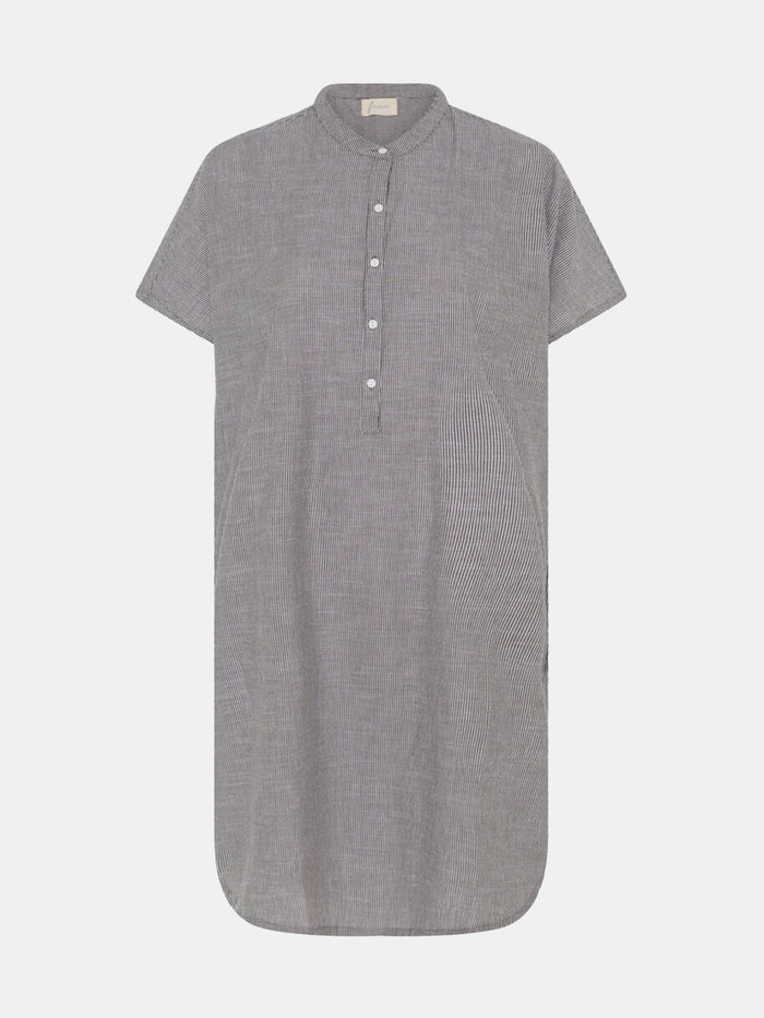 Frau - Seoul Dress  - Coffee Quartz Stripe