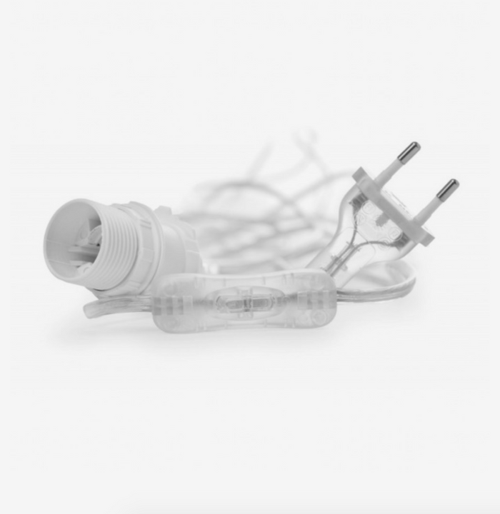 Watt&veke - kabel 5 m - transparent