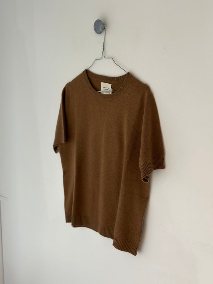 Peoples Republic Of Cashmere - Kortærmet bluse - Caramel
