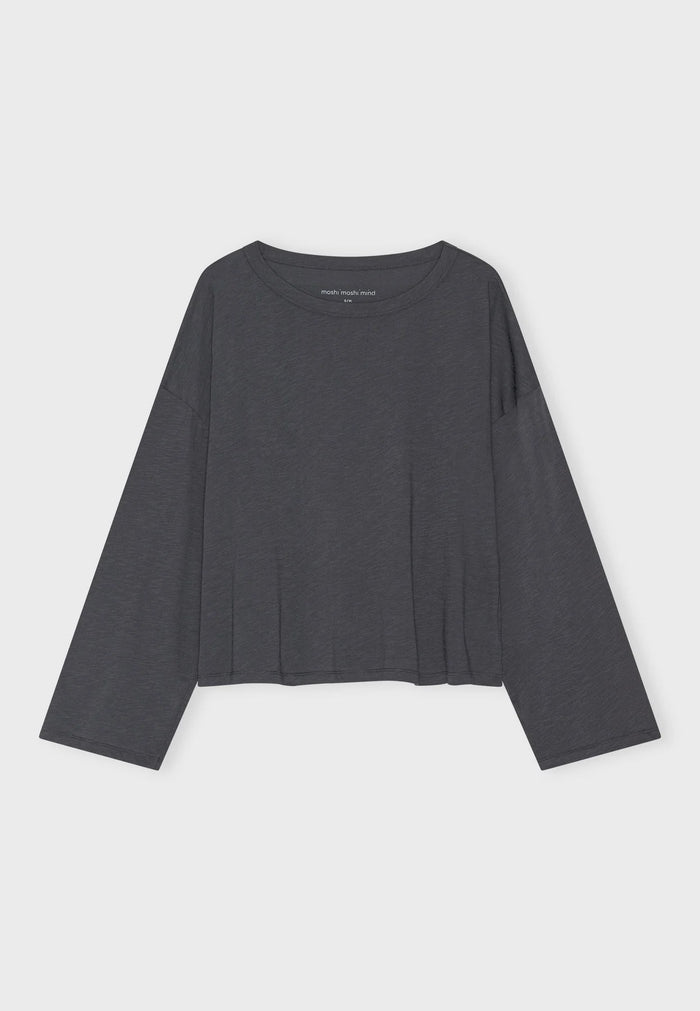 Moshi Moshi Mind - Precious Tee - Dark Grey