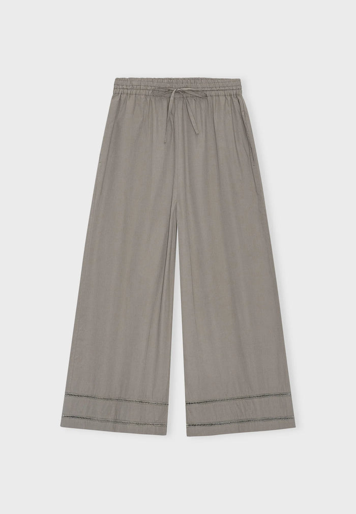 Moshi Moshi Mind - Storie Pants Poplin - Sea Gray