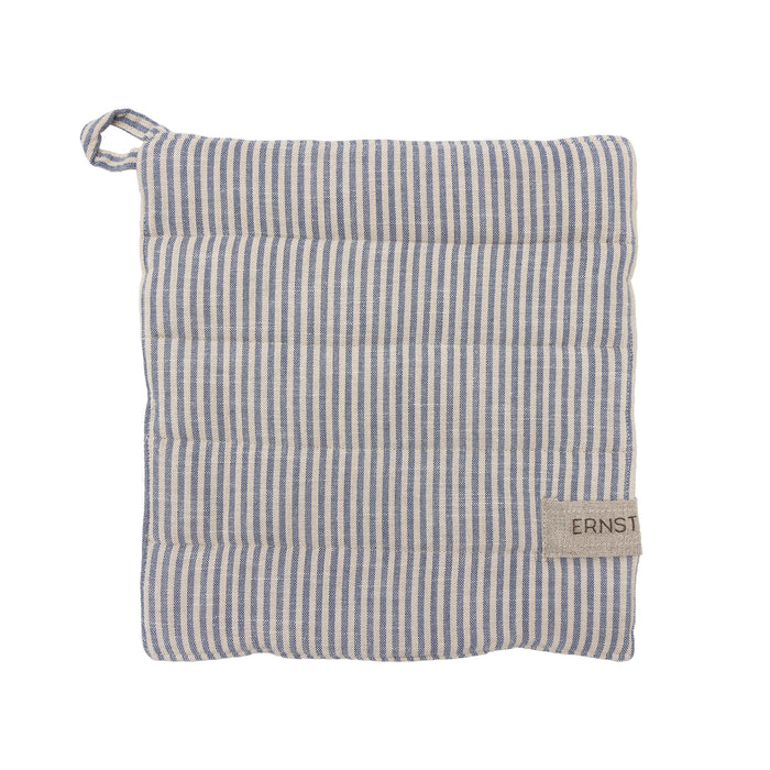 Grydelap - Striber - Blå/Beige