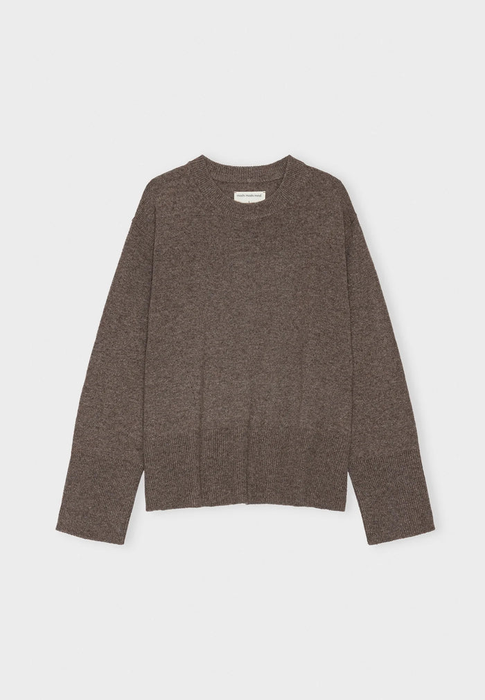 Moshi Moshi Mind - Vega Knit Merino - Brown Melange