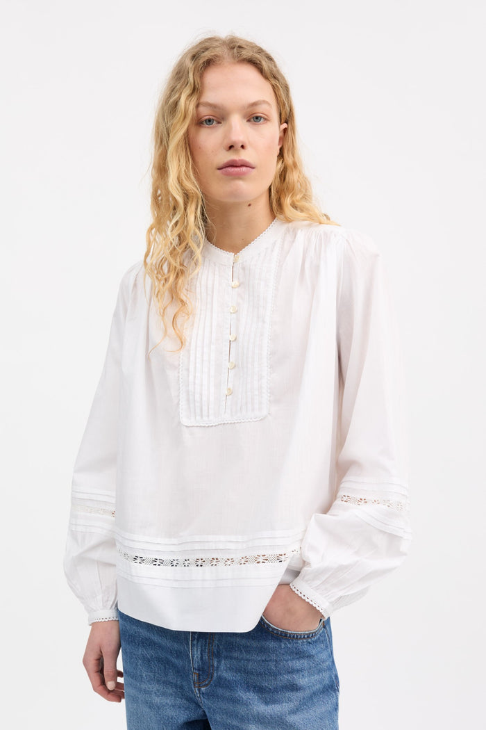 Skall Studio - Leaf Shirt - Optic White
