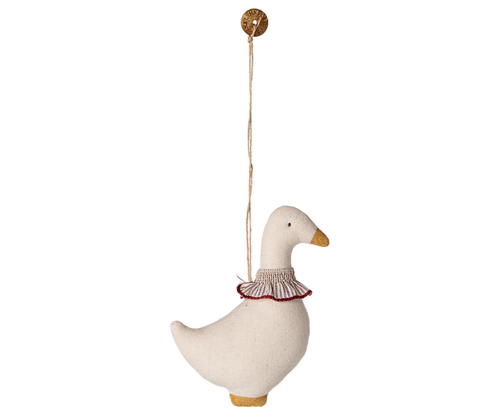 Maileg - Gås Ophæng - Rød krave