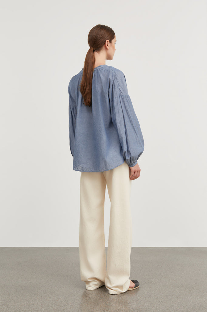 Skall Studio - Cilla Shirt - Blue Chambray