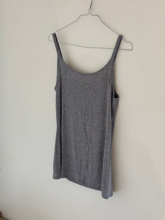 Frau - Linz Cashmere Strop Top - Medium Grey Melange