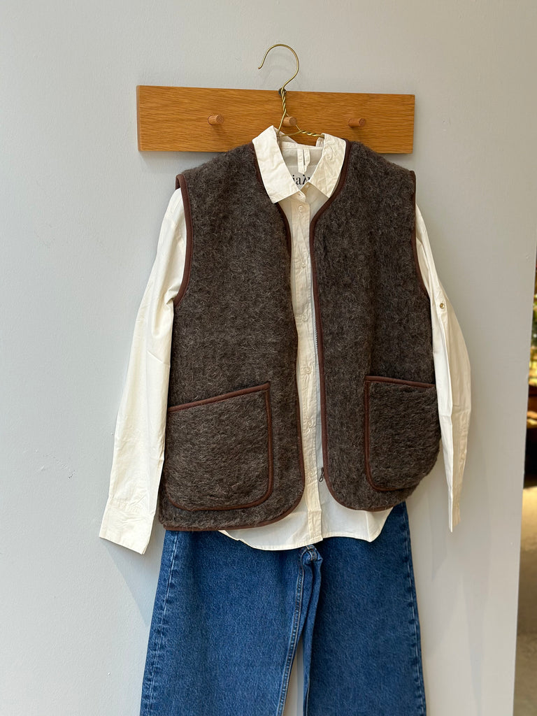 Coldbreaker - Uld Vest - Mid Brown