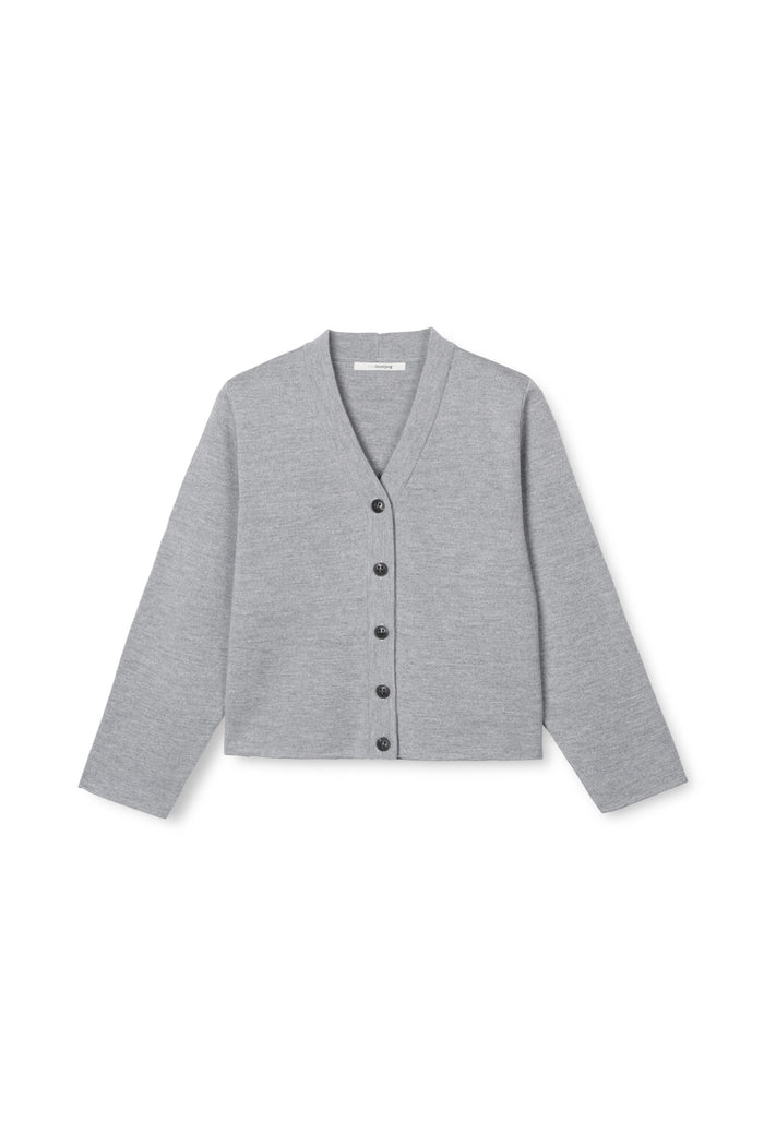 Sibin Linnebjerg - Silvia Cardigan - Melange Grey