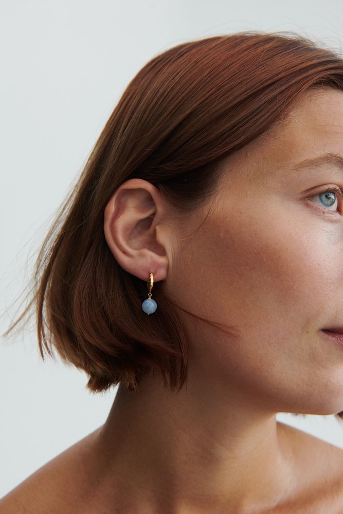Pernille Corydon - Blue Sky Earrings - Sølv