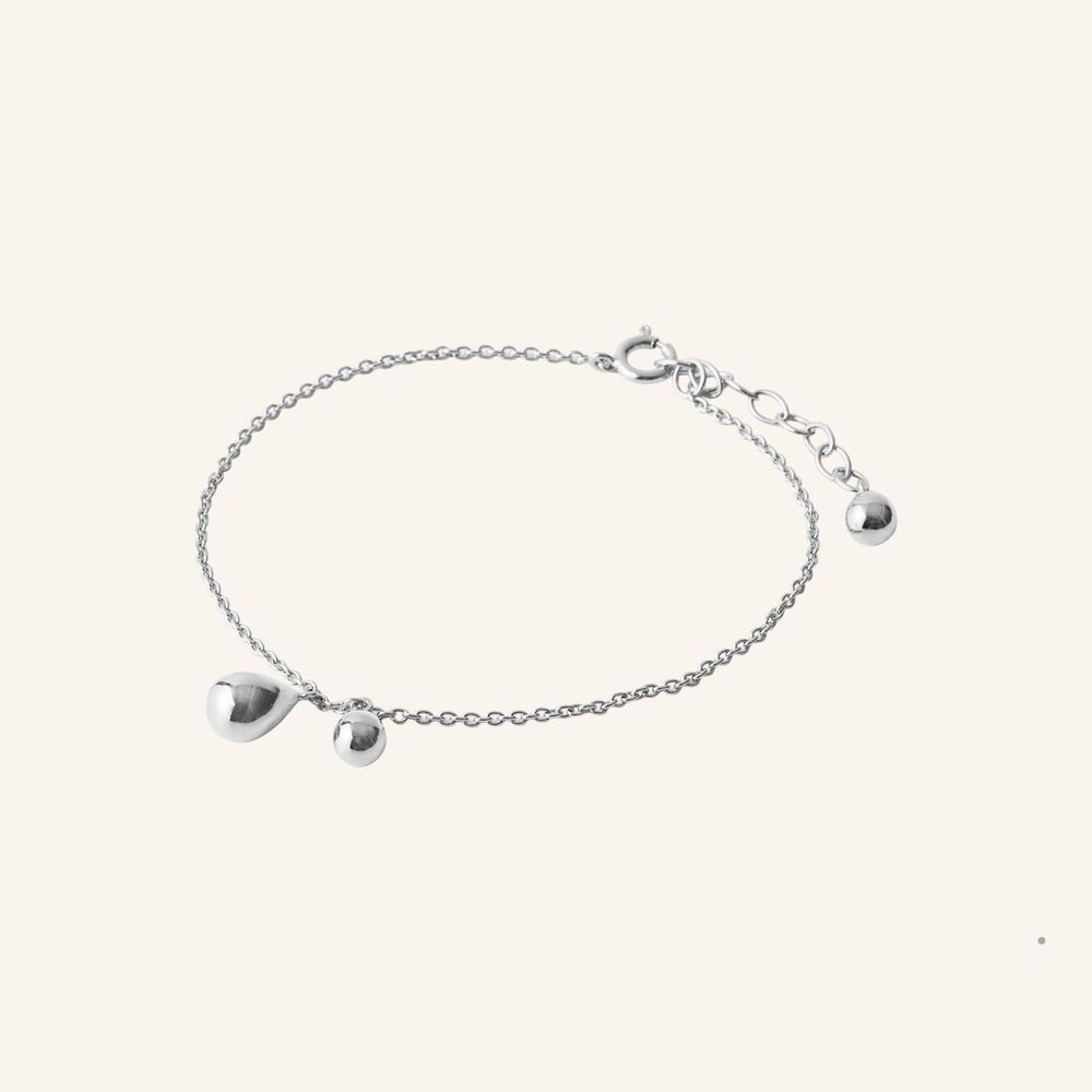 Pernille Corydon - Rain Bracelet - Sølv el. Forgyldt