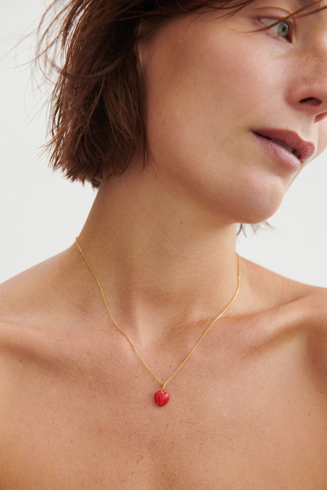 Pernille Corydon - Valentine Pendant - Forgyldt