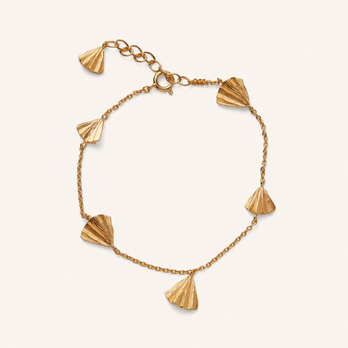 Pernille Corydon - Autumn Leaf Bracelet - Forgyldt