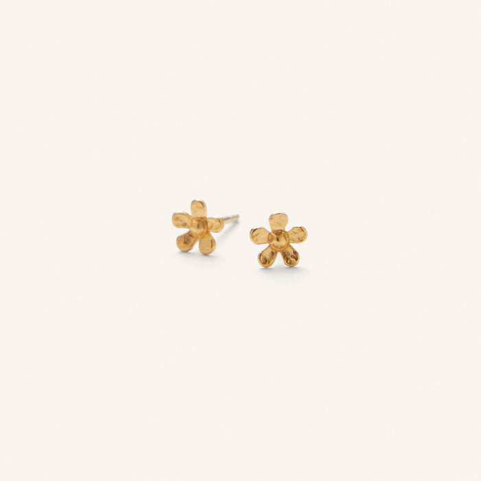 Pernille Corydon - Mini Wild Poppy Earsticks - Forgyldt