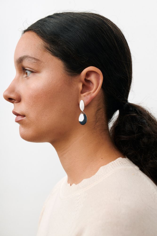 Pernille Corydon - Small La Pausa Earrings - Sølv