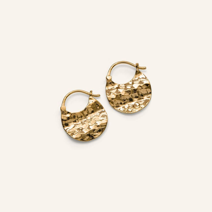 Pernille Corydon - Small Halo Earring - Forgyldt
