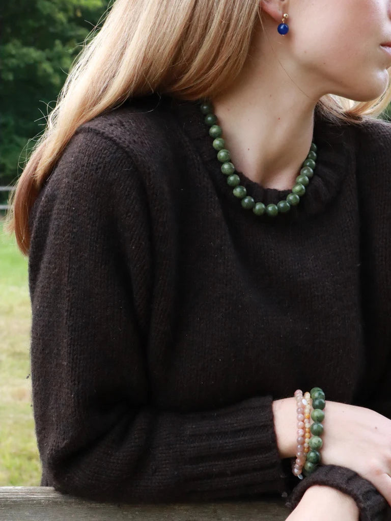 Faro Southerne Jade - Krystal Halskæde