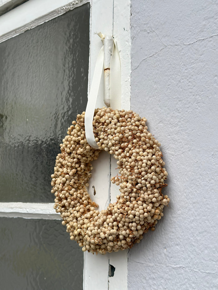 Hvid Peberkrans - 22 cm