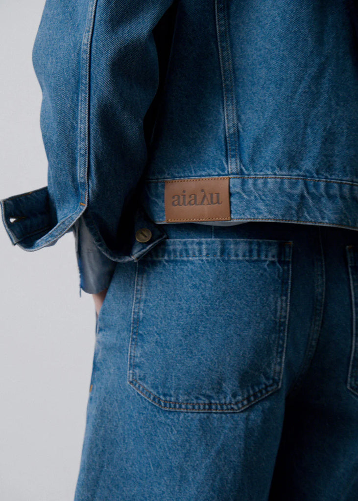 Aiayu - Cleo Denim Jacket - Clear Blue