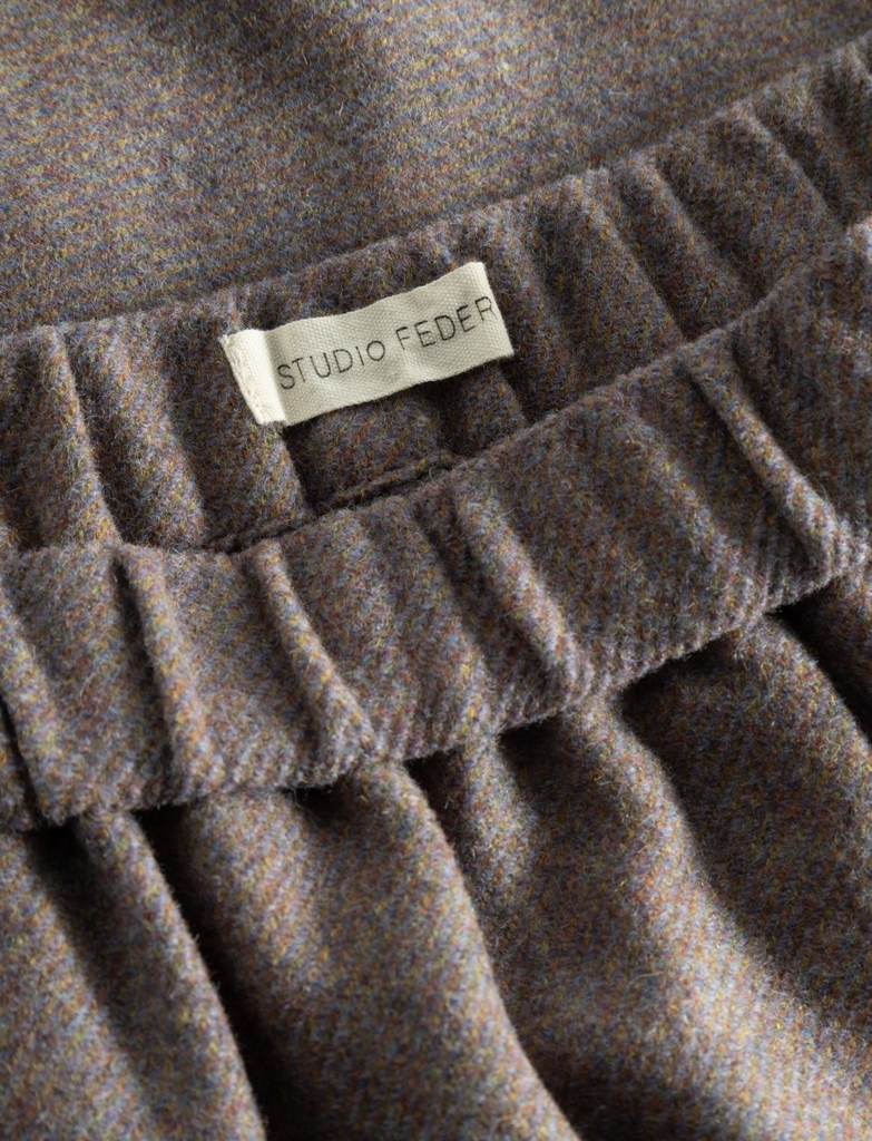 Studio Feder - Agnes Skirt - Brown Melange