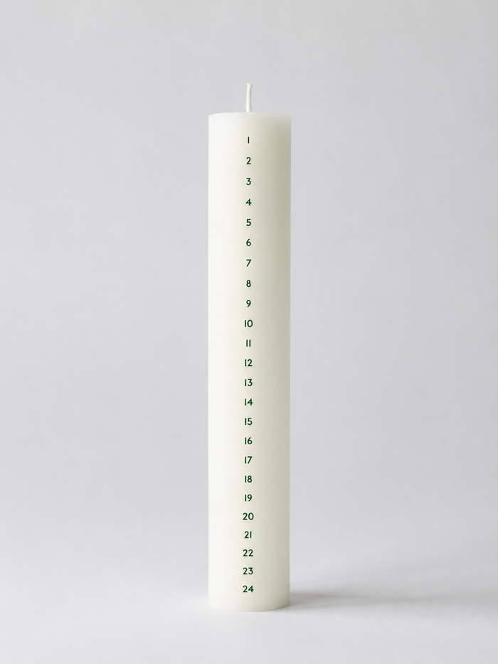 Åbenlys - Kalenderlys Ø5cm - Grøn