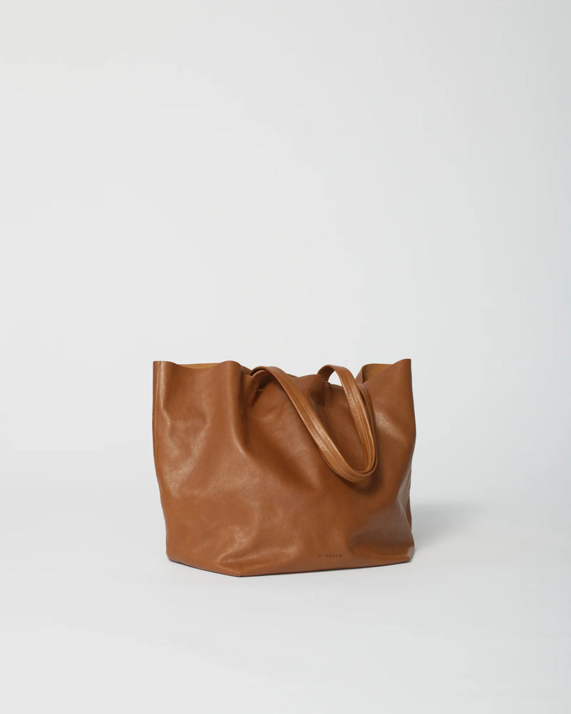 Af Agger - Leather Tote Bag - Brown
