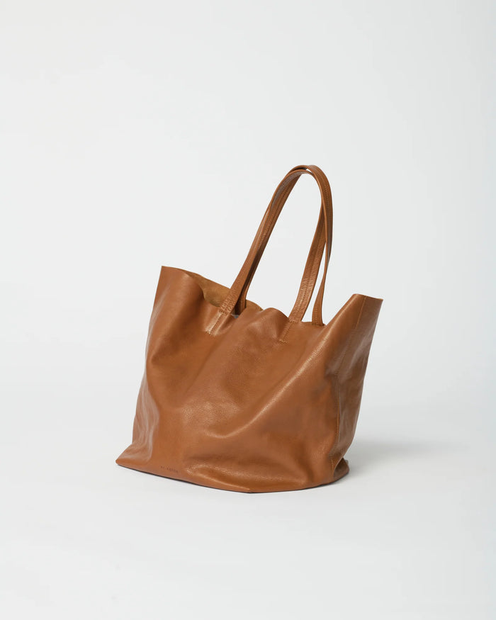 Af Agger - Leather Tote Bag - Brown