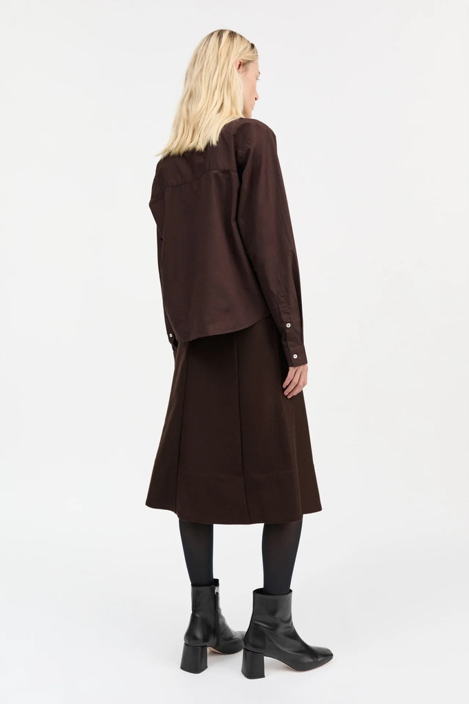 Skall Studio - Agnes Shirt - Dark Brown