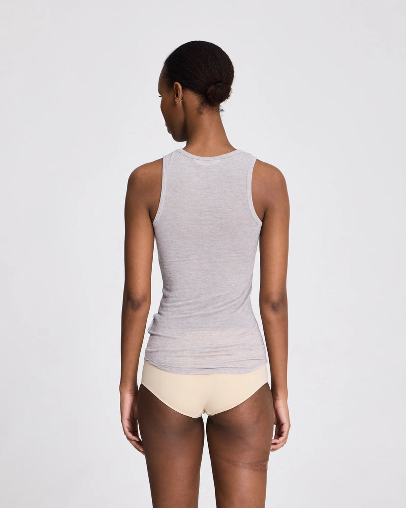 Gai+Lisva - Alberte Top Wool - Light Grey Melange