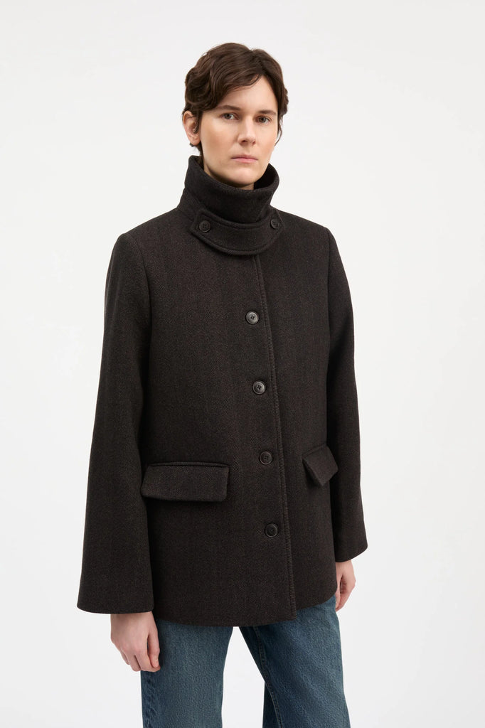 Skall Studio - Alfred Jacket - Brown Herringbone
