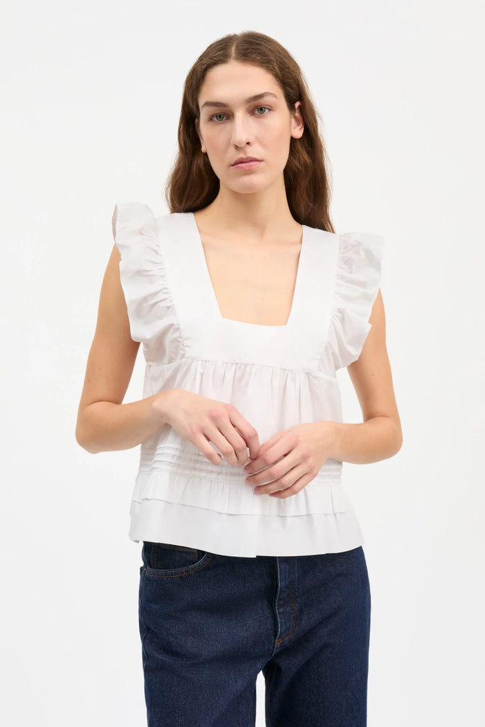 Skall Studio - Alice Top - Optic White