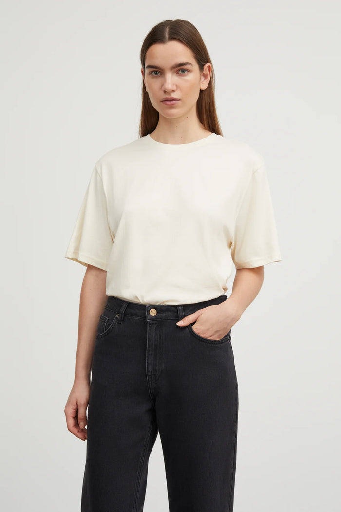 Skall Studio - Andy Oversized Tee - Light Cream